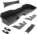 Tyger Auto Rear Under Seat Storage Box Compatible with 2014-2018 Chevy Silverado/GMC Sierra LD; 2015-2019 Silverado/Sierra HD | Crew Cab | Custom-Fit Cargo Organizer Console | TG-CB5C8878