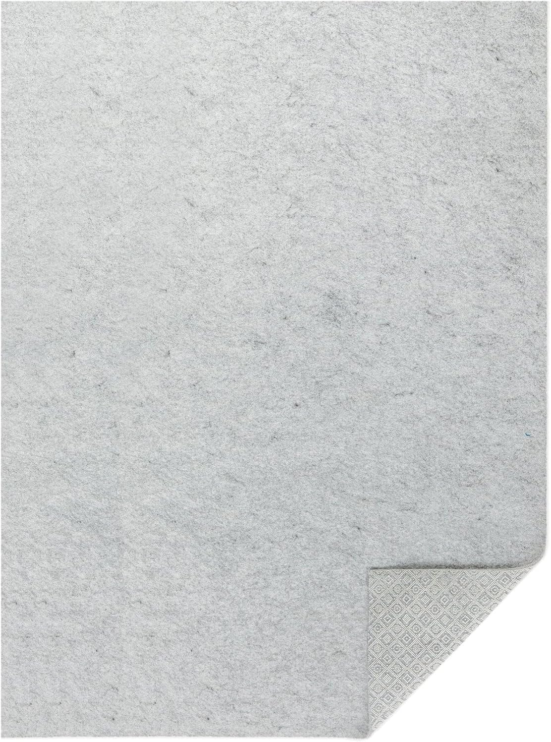 WELL WOVEN Premium 1/4' Thick Felt Rug Pad 8x8 Square - Non Slip Rubber Backing for Hard Floors & Carpet - Easy Cut to Size for Custom Fit - Superior Cushioning & Floor Protection Shield