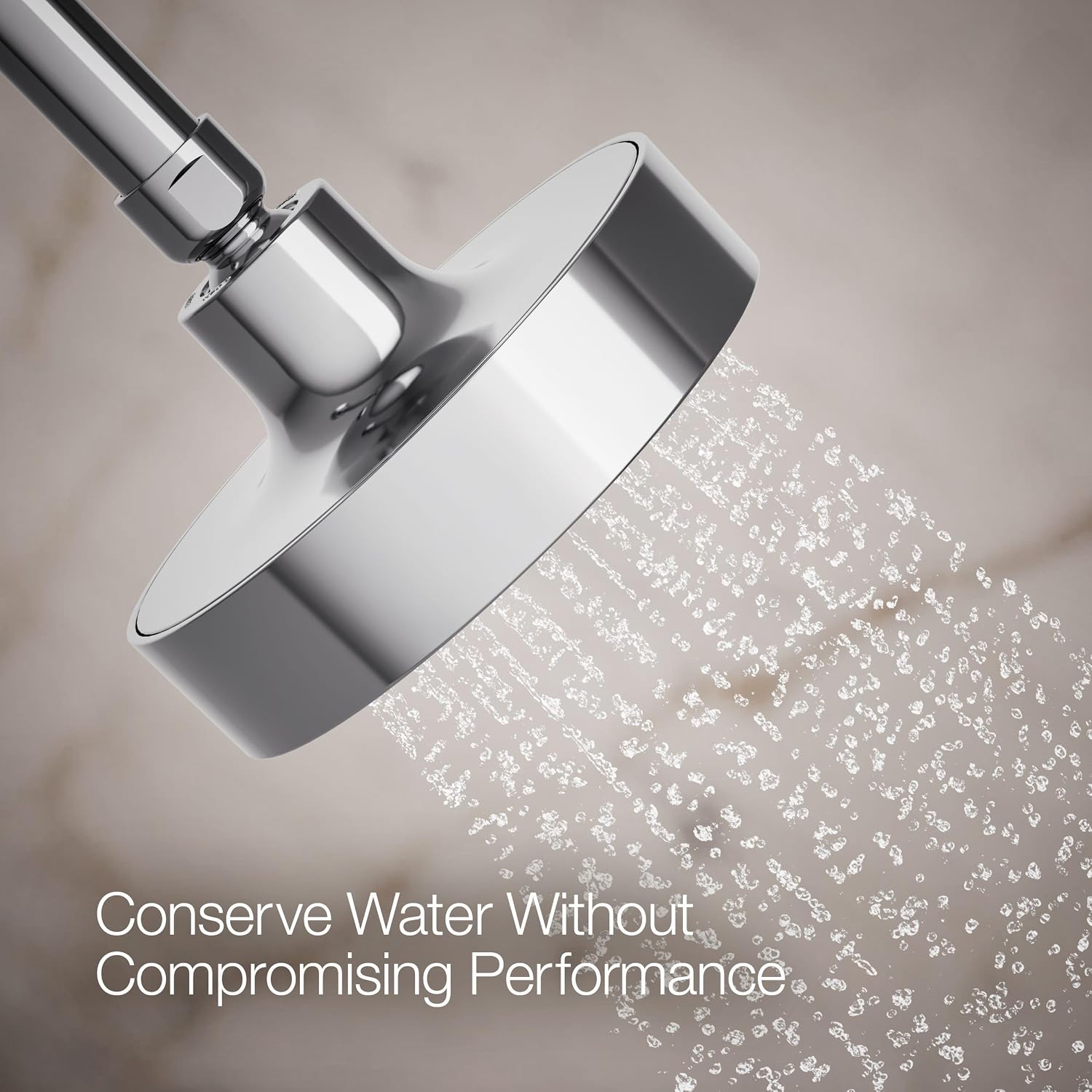 Kohler 939-G-CP Purist® Single-function showerhead, 1.75 gpm, Polished Chrome