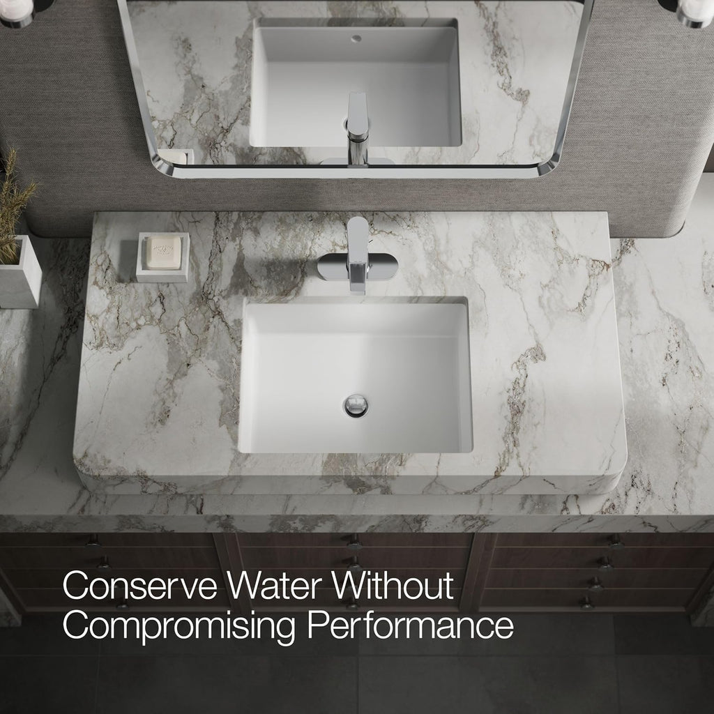 Kohler 74021-4-CP Taut® Single-Handle Bathroom Sink Faucet, 1.2 gpm, Polished Chrome