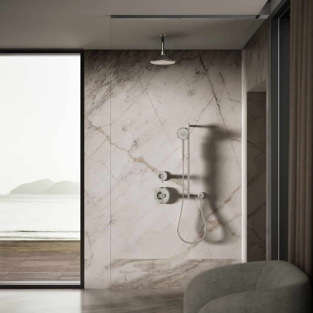 Kohler 26301-SN Statement® Open Rain iconic single-function rainhead,' 2.5 gpm, Vibrant Polished Nickel