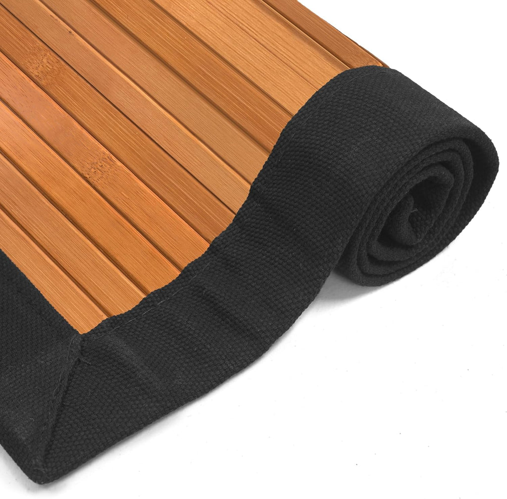 Red Lantern Bamboo Rug - Burnt Bamboo - 5' x 8'