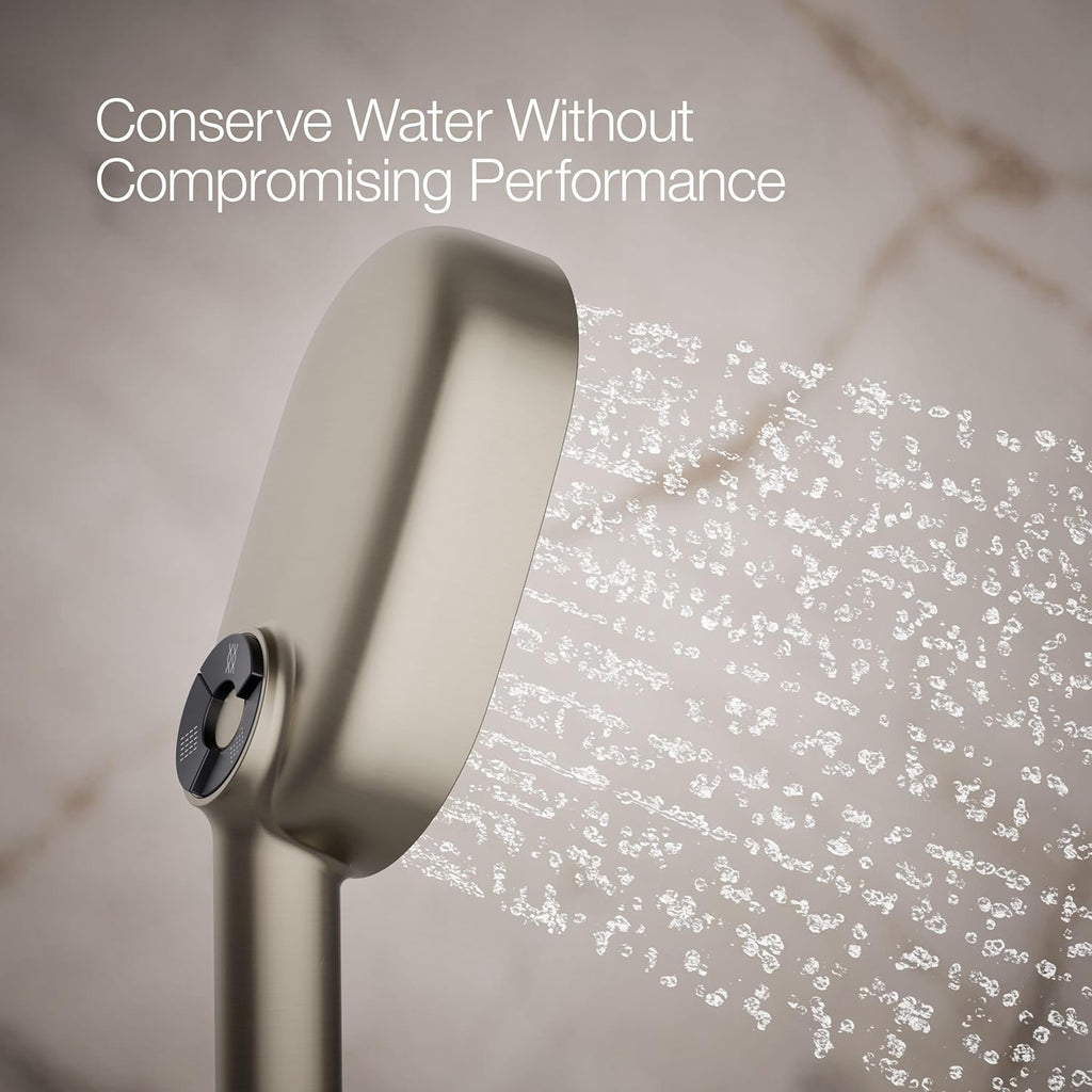 Kohler 26284-BN Statement® Oblong three-function handshower, 2.5 gpm, Vibrant Brushed Nickel