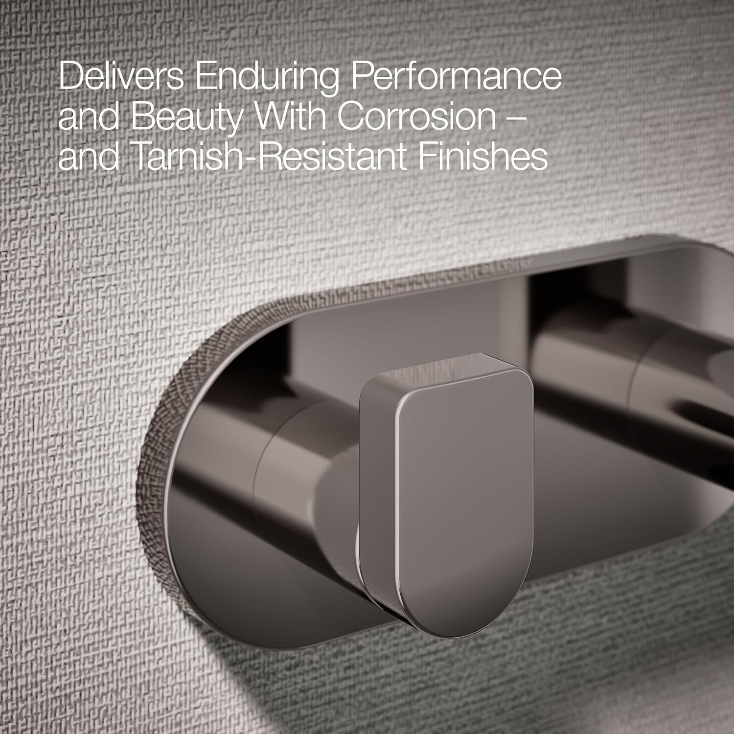 Kohler 73146-TT Composed® Double Robe Hook, Vibrant Titanium