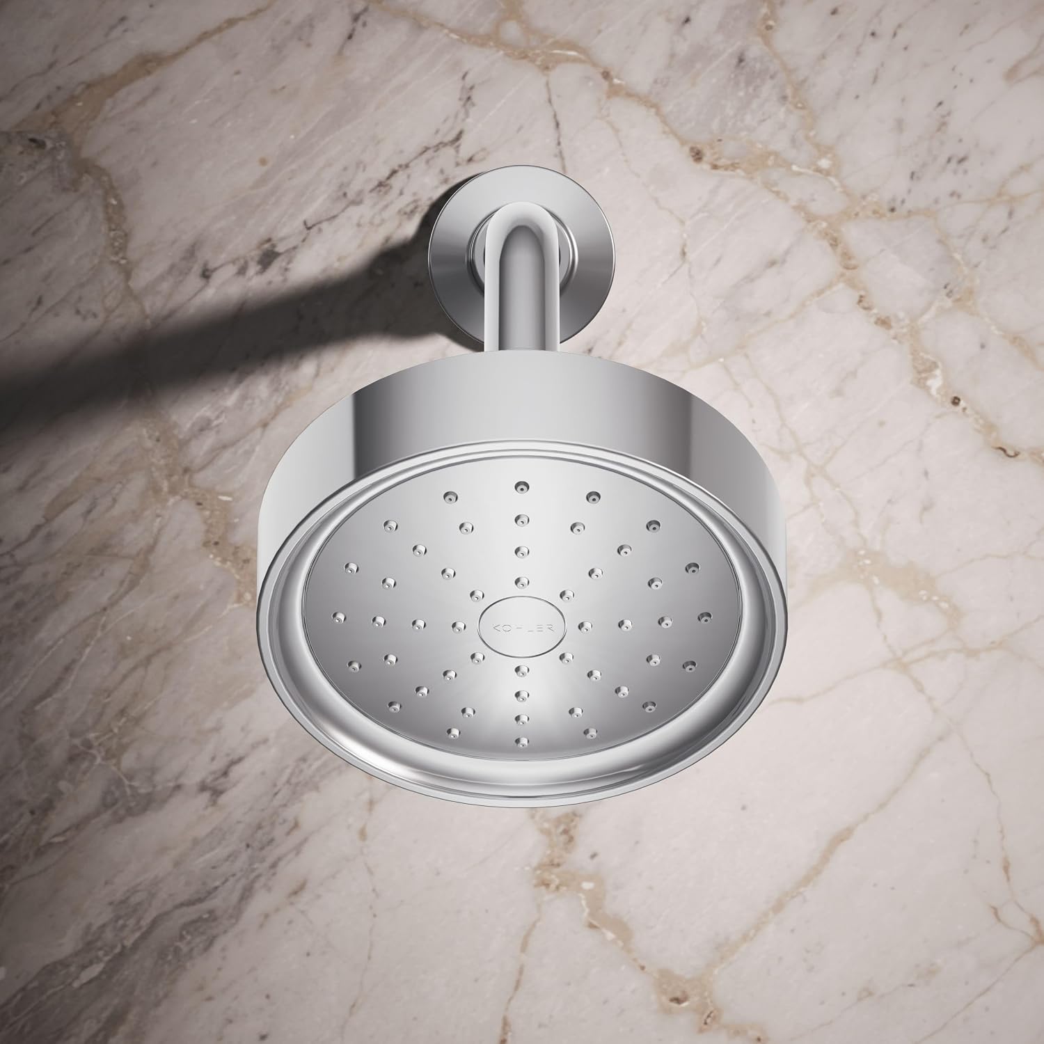 Kohler 939-G-CP Purist® Single-function showerhead, 1.75 gpm, Polished Chrome