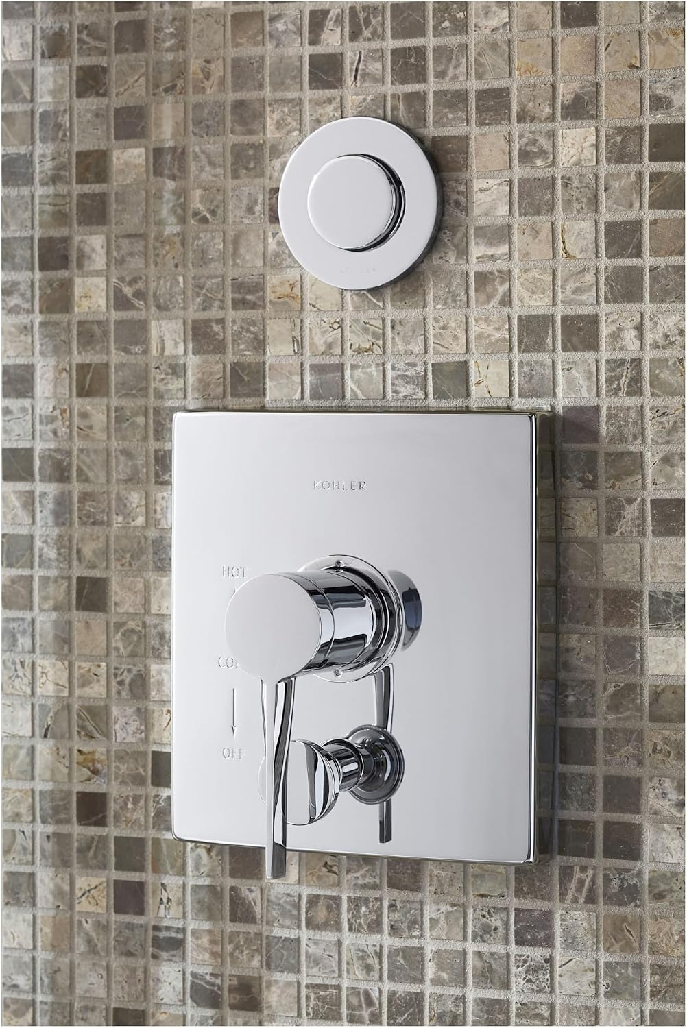 KOHLER 76748-BV Real Rain Diverter Valve Trim Vibrant Brushed Bronze