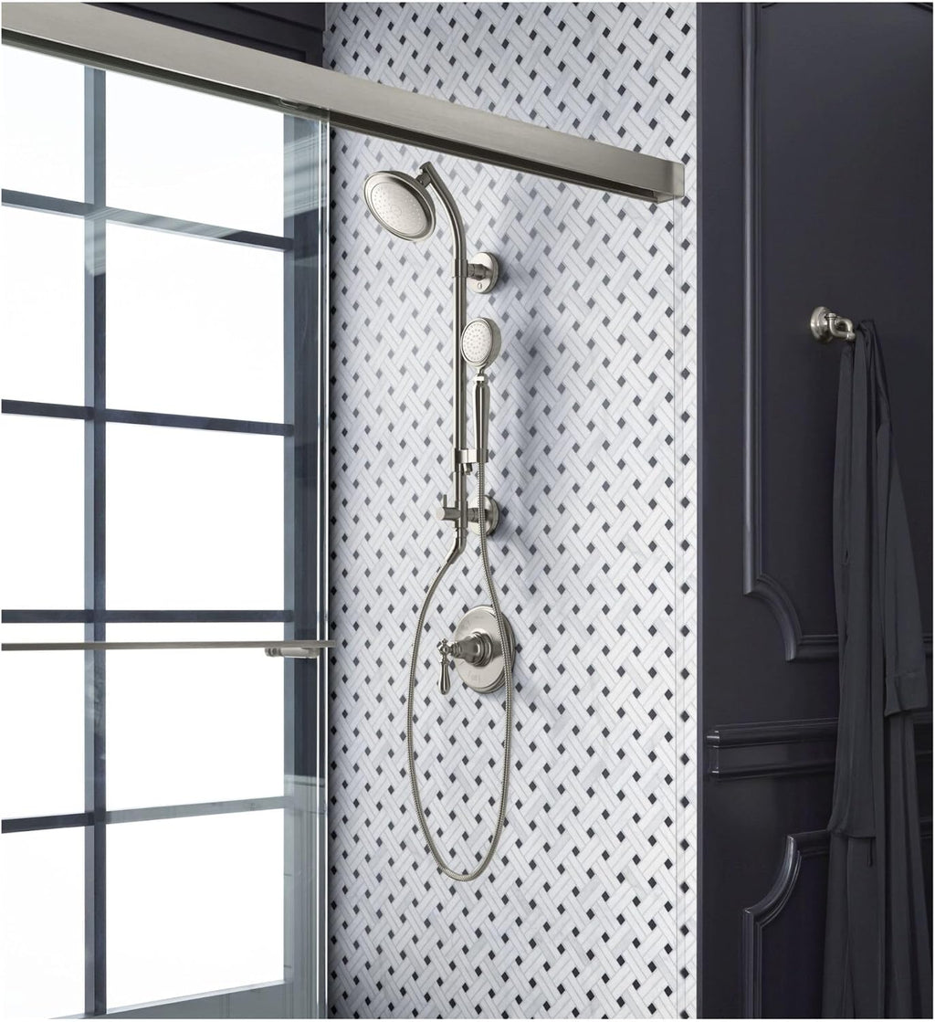 KOHLER 45906-BL HydroRail-S Shower Column, Matte Black