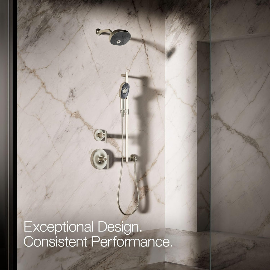 Kohler 26284-BN Statement® Oblong three-function handshower, 2.5 gpm, Vibrant Brushed Nickel