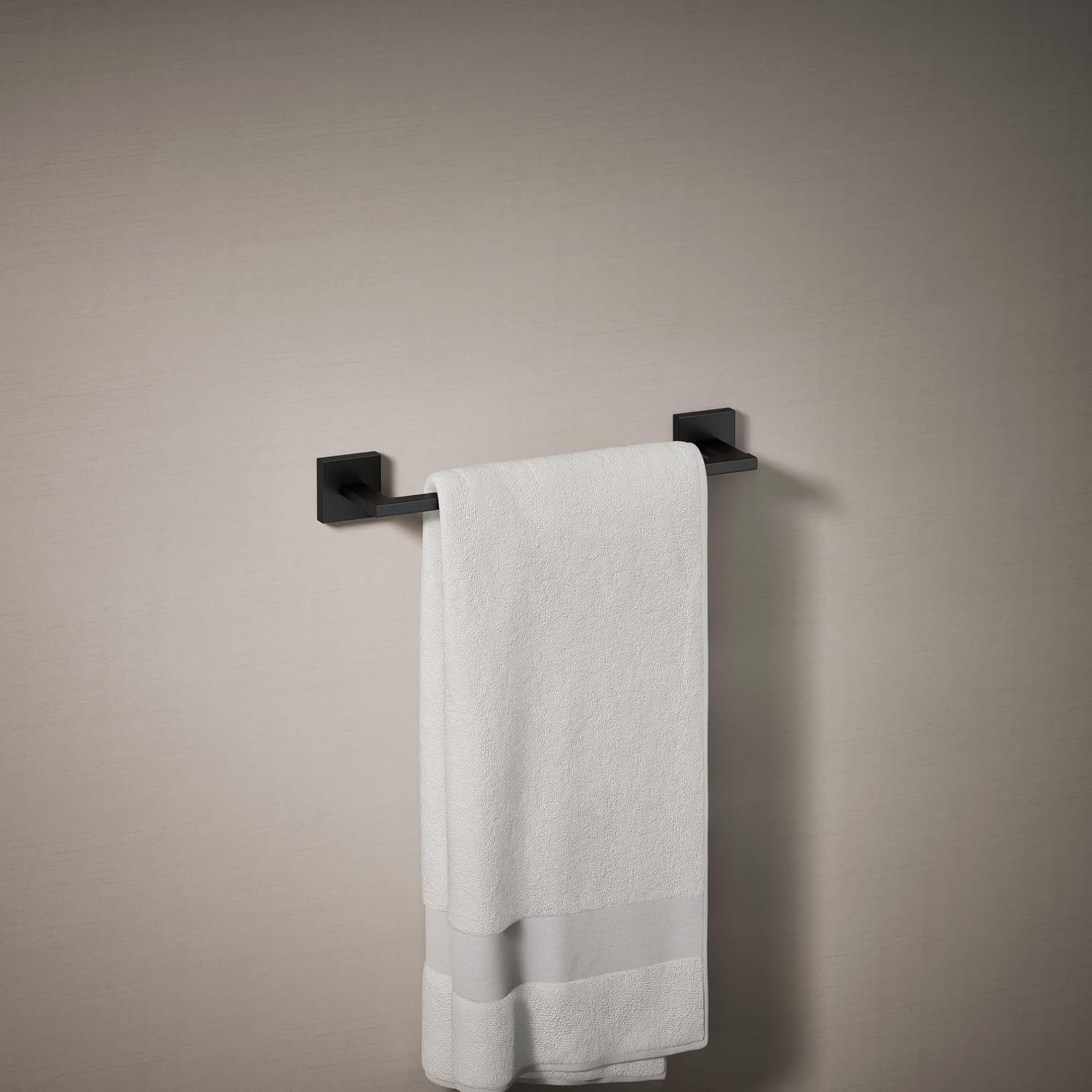 Kohler 23286-BL Square 12' Towel bar, Matte Black
