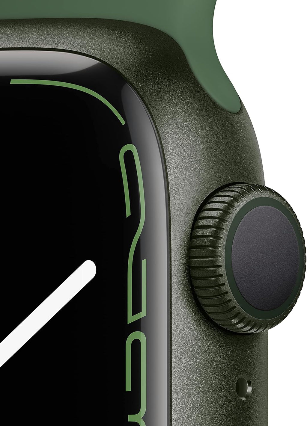 Apple Watch Series 7 (GPS, 41MM) - Green Aluminum Case with Clover Sport Band (Renewed)