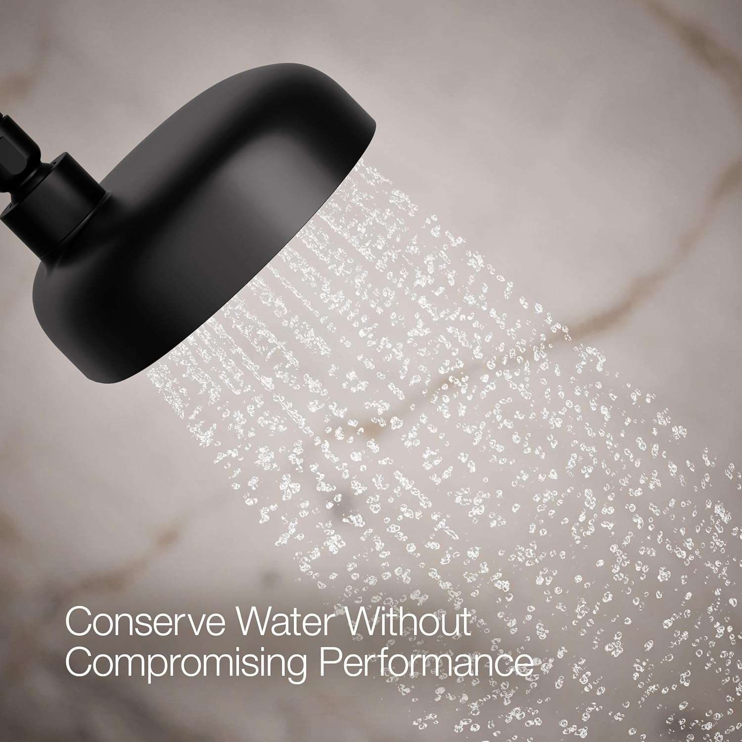 Kohler 26290-G-BL Statement® Three-function showerhead, 1.75 gpm, Matte Black