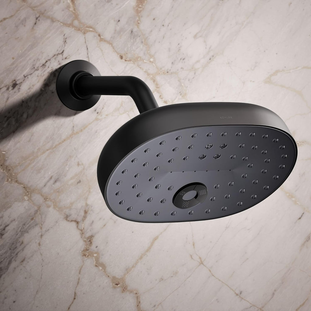 Kohler 26290-G-BL Statement® Three-function showerhead, 1.75 gpm, Matte Black