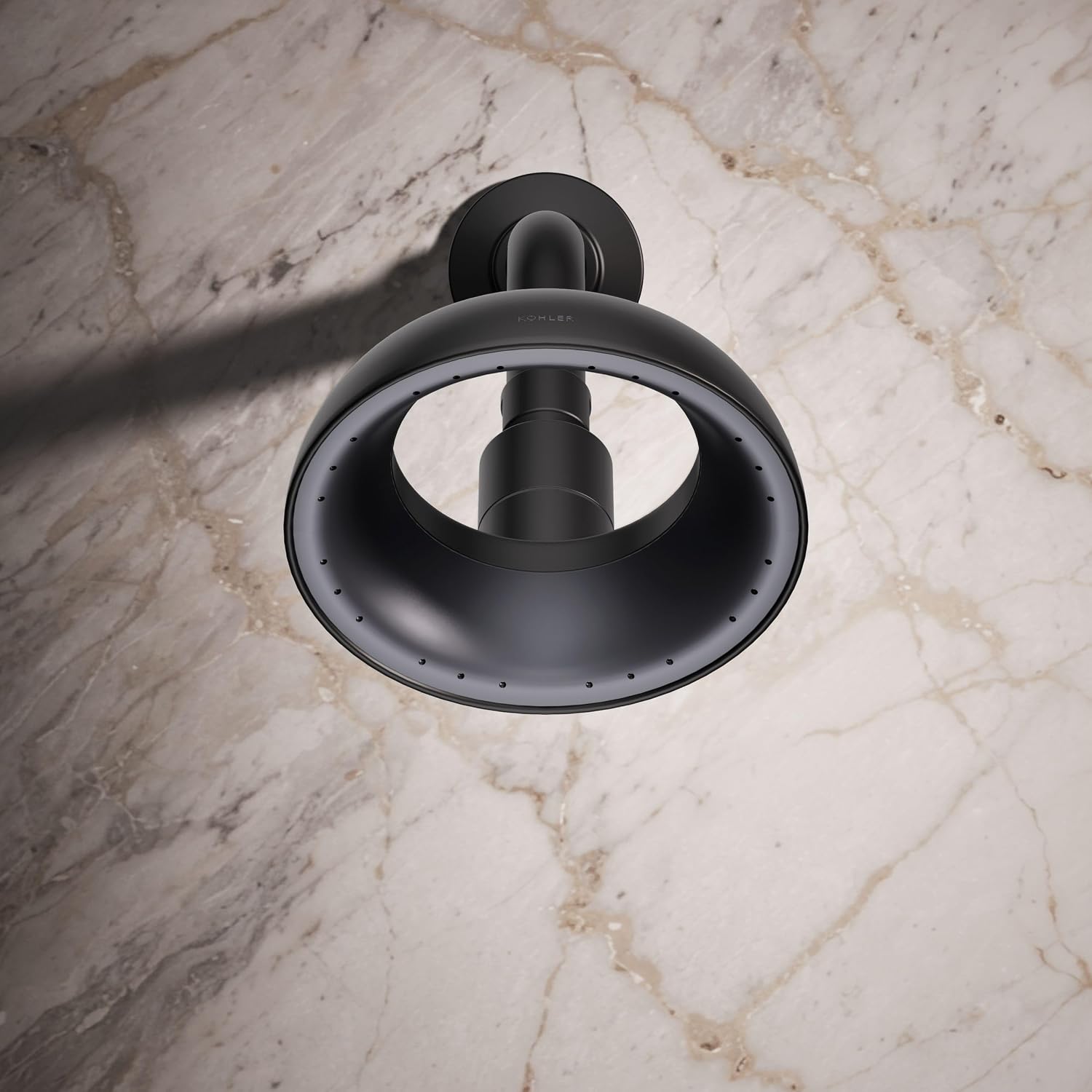 Kohler 20999-BL Statement® VES Single-function showerhead, 1.5 gpm, Matte Black