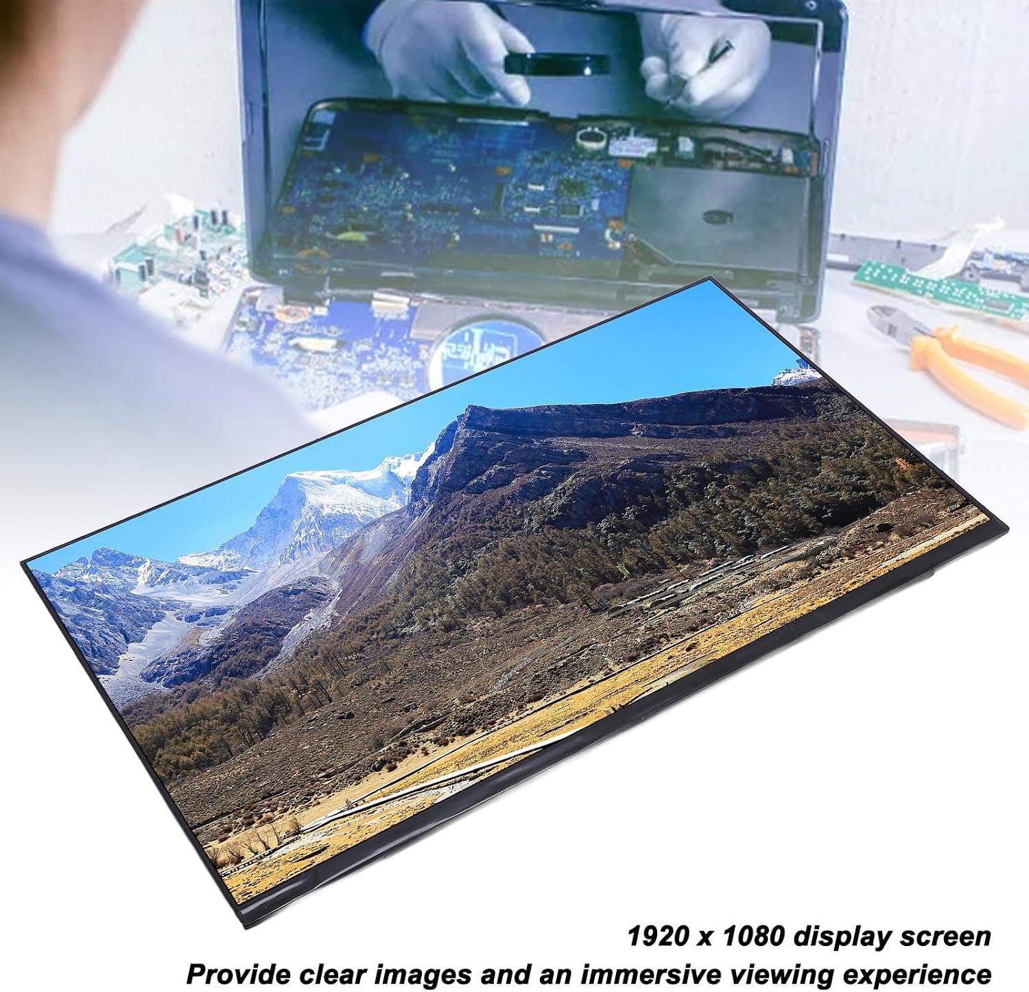 FHD 1920x1080 Laptop Display 14.0 Inch 40 Pin Connector for NV140FHM T0A Laptop Screen Display Panel with Energy Saving Technology