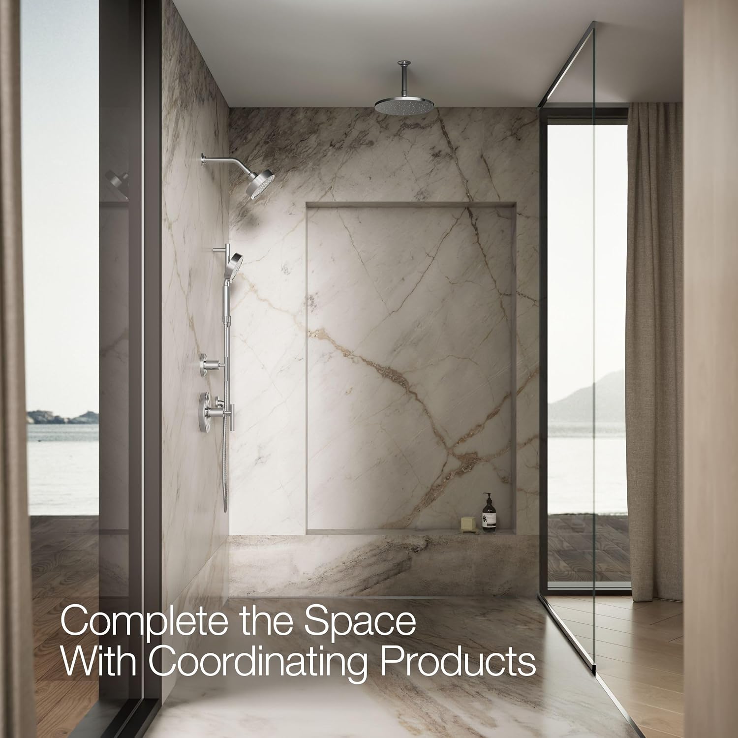 Kohler 22166-G-CP Purist® Four-function handshower, 1.75 gpm, Polished Chrome