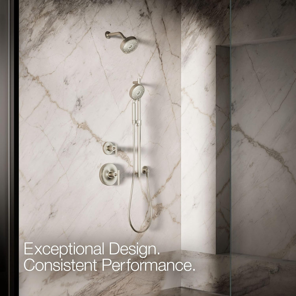 Kohler 22166-G-BN Purist® Four-function handshower, 1.75 gpm, Vibrant Brushed Nickel