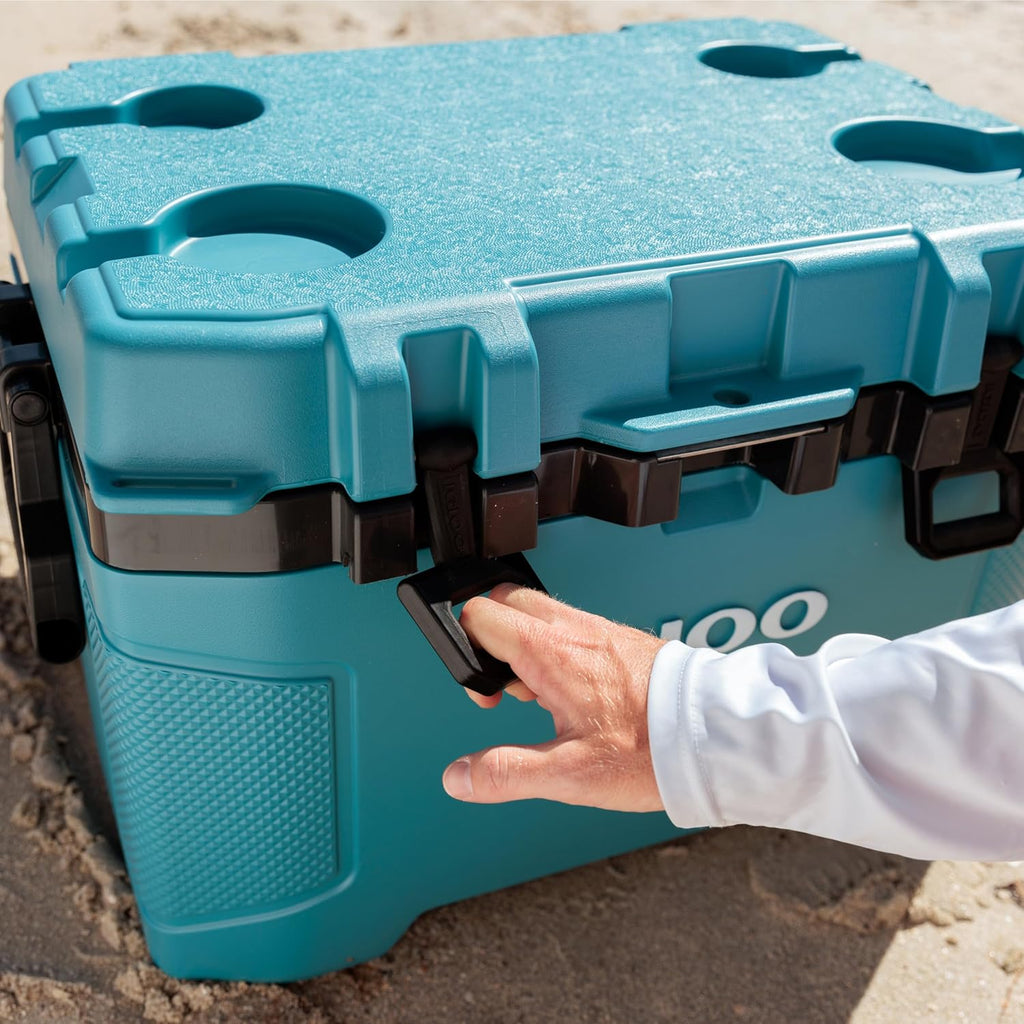 Igloo Trailmate 52Qt Wheeled Cooler, Insulated Hard Shell Ice Chest, Spruce