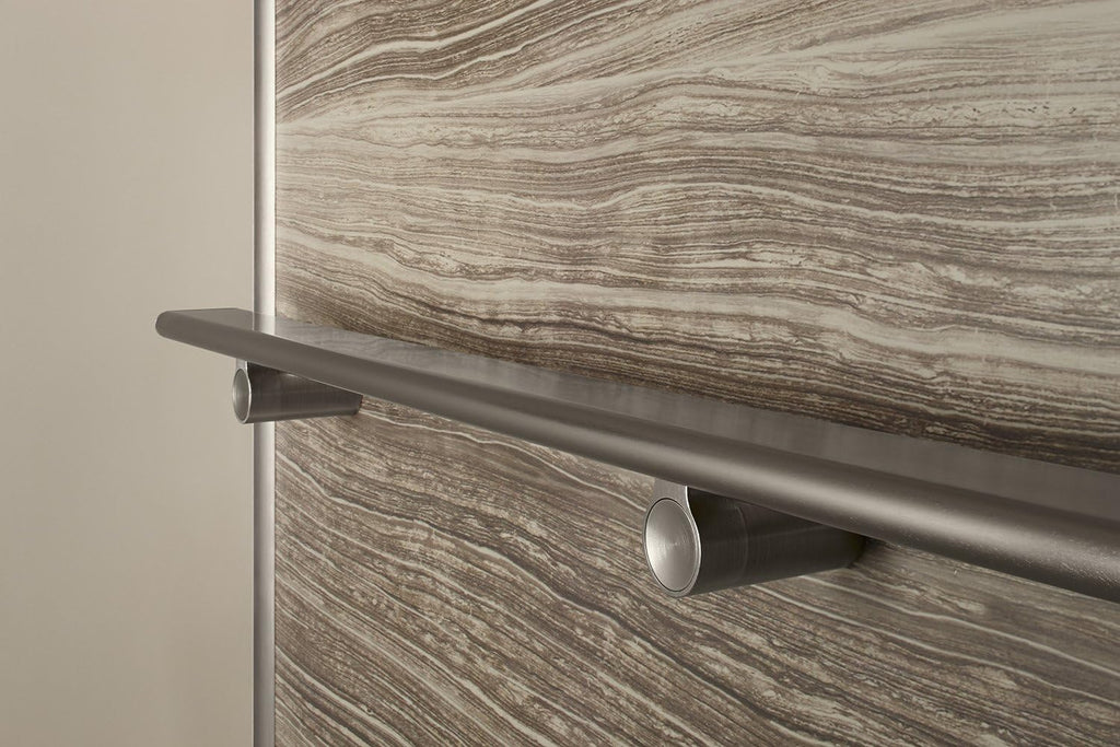 KOHLER K-97628-SHP Choreograph 54' Shower Barre, Bright Polished Silver