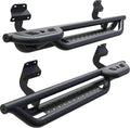 Running Boards Compatible with 2015-2026 Ford F150 F 150, 2017-2026 Ford F250 F350 Super Duty Regular Cab, 6' 2-Stairs Side Step Rails Coated Black Carbon Steel Nerf Bars