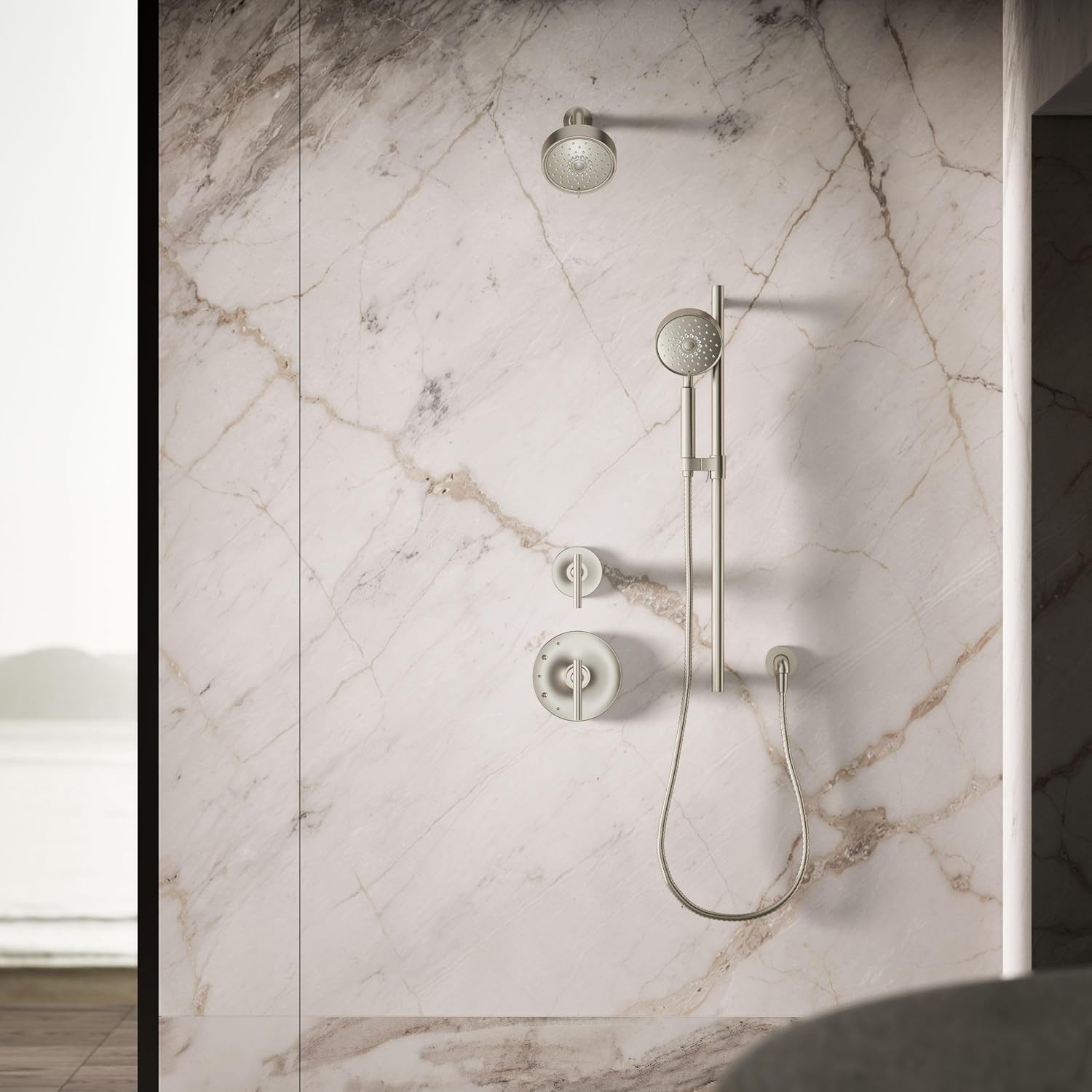Kohler 22166-G-BN Purist® Four-function handshower, 1.75 gpm, Vibrant Brushed Nickel