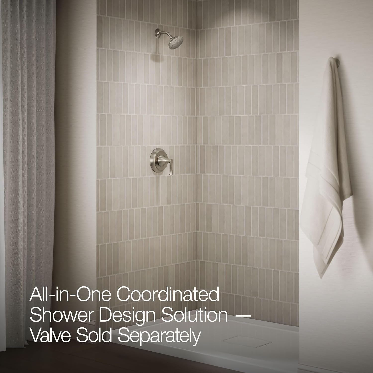 Kohler TS35938-4Y-BN Buckley™ Rite-Temp® shower trim kit, 2.5 gpm, Vibrant Brushed Nickel