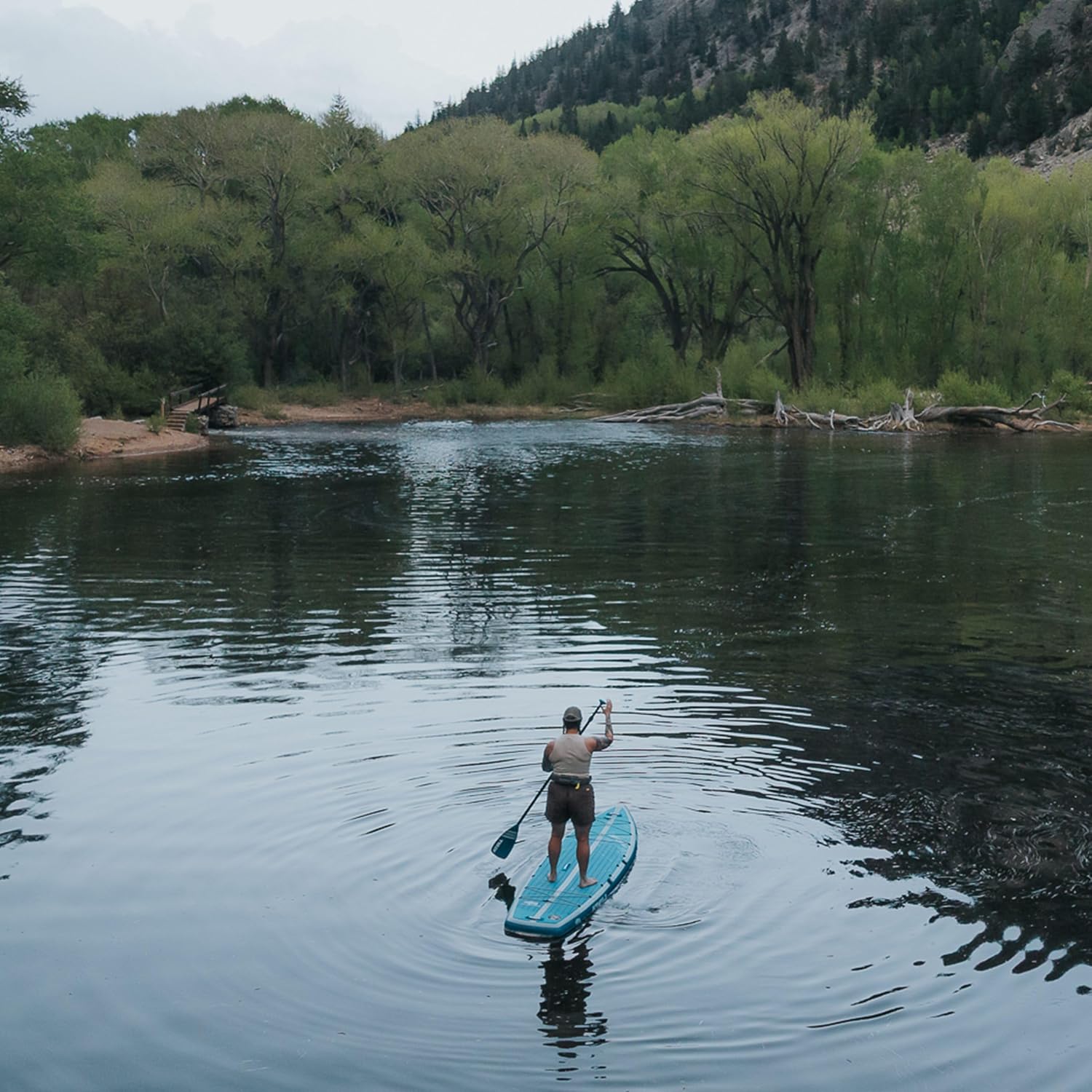 Atoll New Inflatable Stand Up Paddle Board - Enclave 10′6″ Compact/Archipelago 12′6″ Touring/Outrider 12′ All-Around iSUP | Dual-Layer PVC, 15 PSI, Travel, Yoga, Fishing & Touring Package
