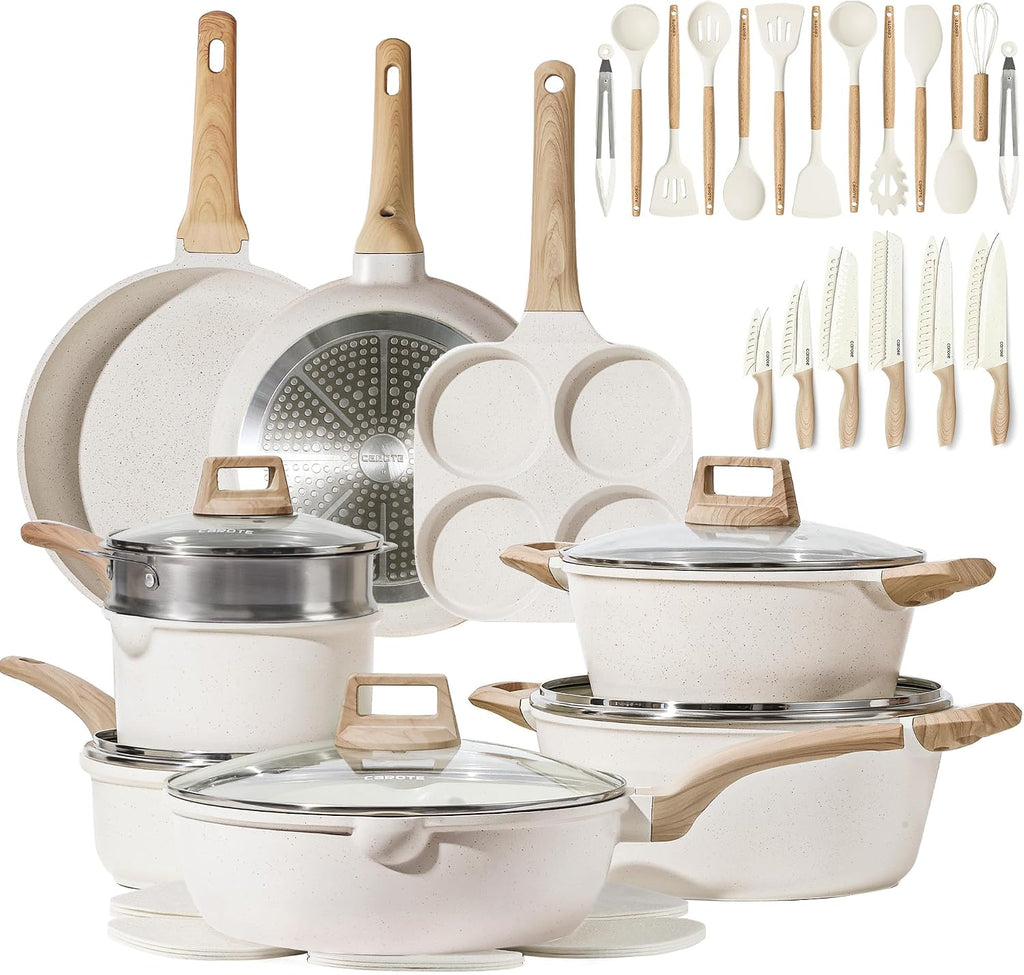 Cookware Sets+Knife set+Cooking Utensils