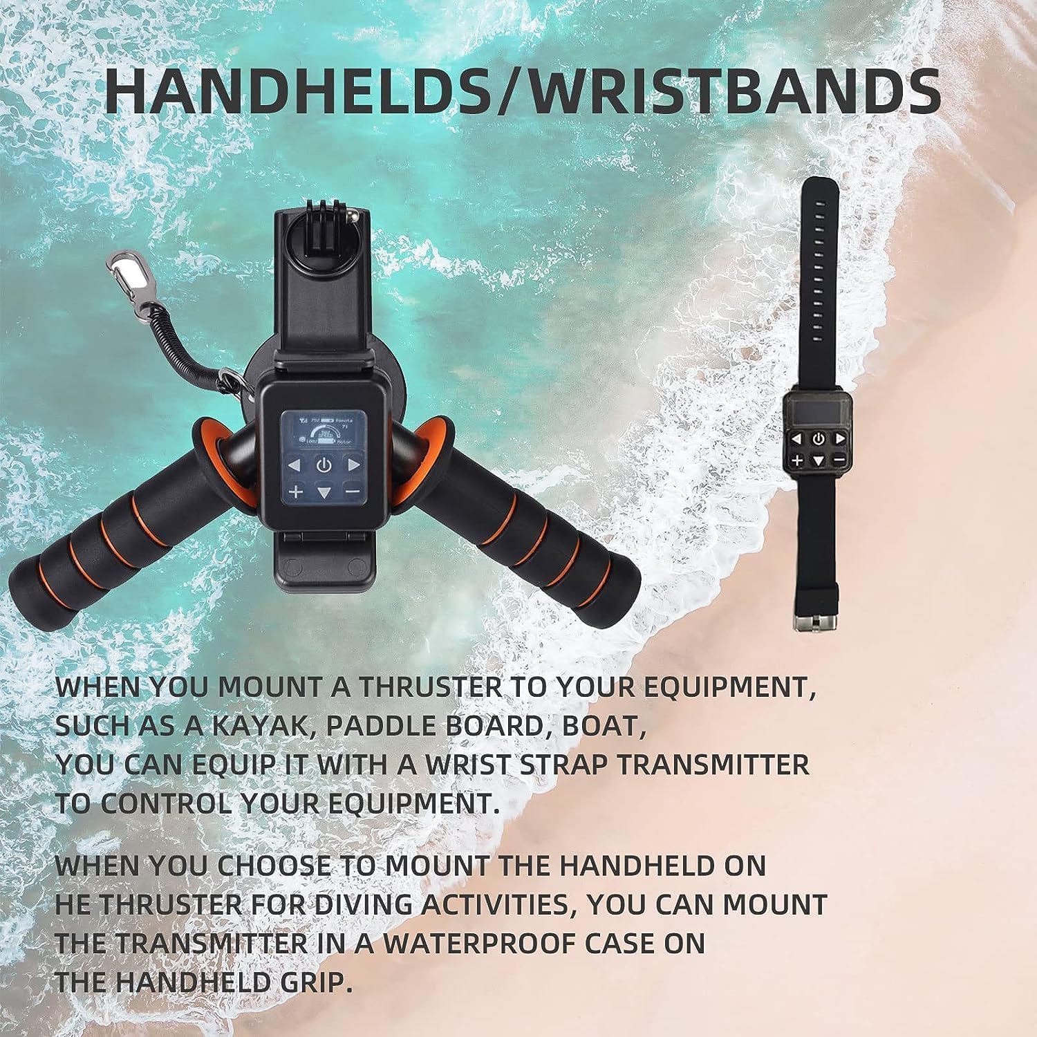 500w Electric Underwater Sea Scooter 50mins Diving Scooter 10Km/h Paddle Board Accessories SUP Motor for Electric Surfboard