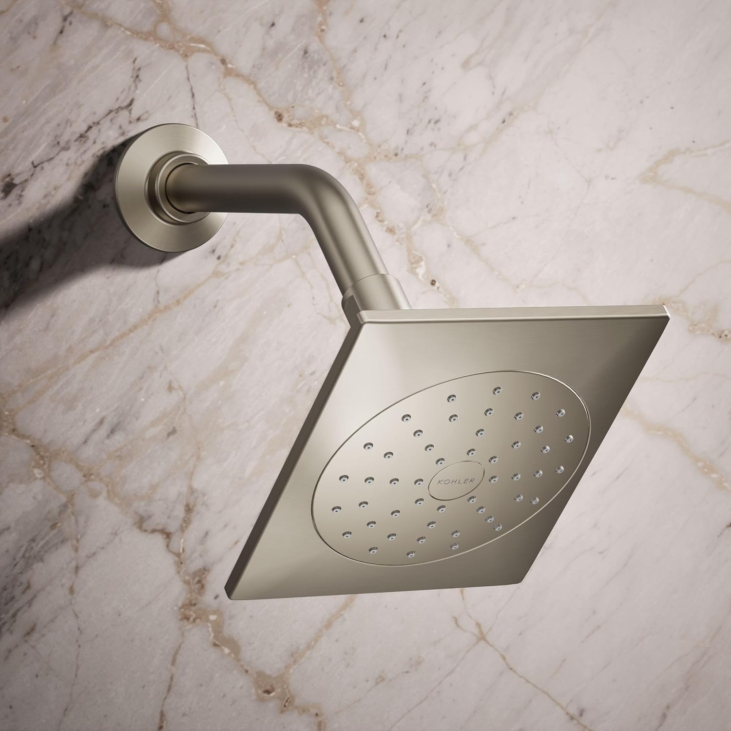 Kohler 45215-G-BN Loure® Single-function showerhead, 1.75 gpm, Vibrant Brushed Nickel