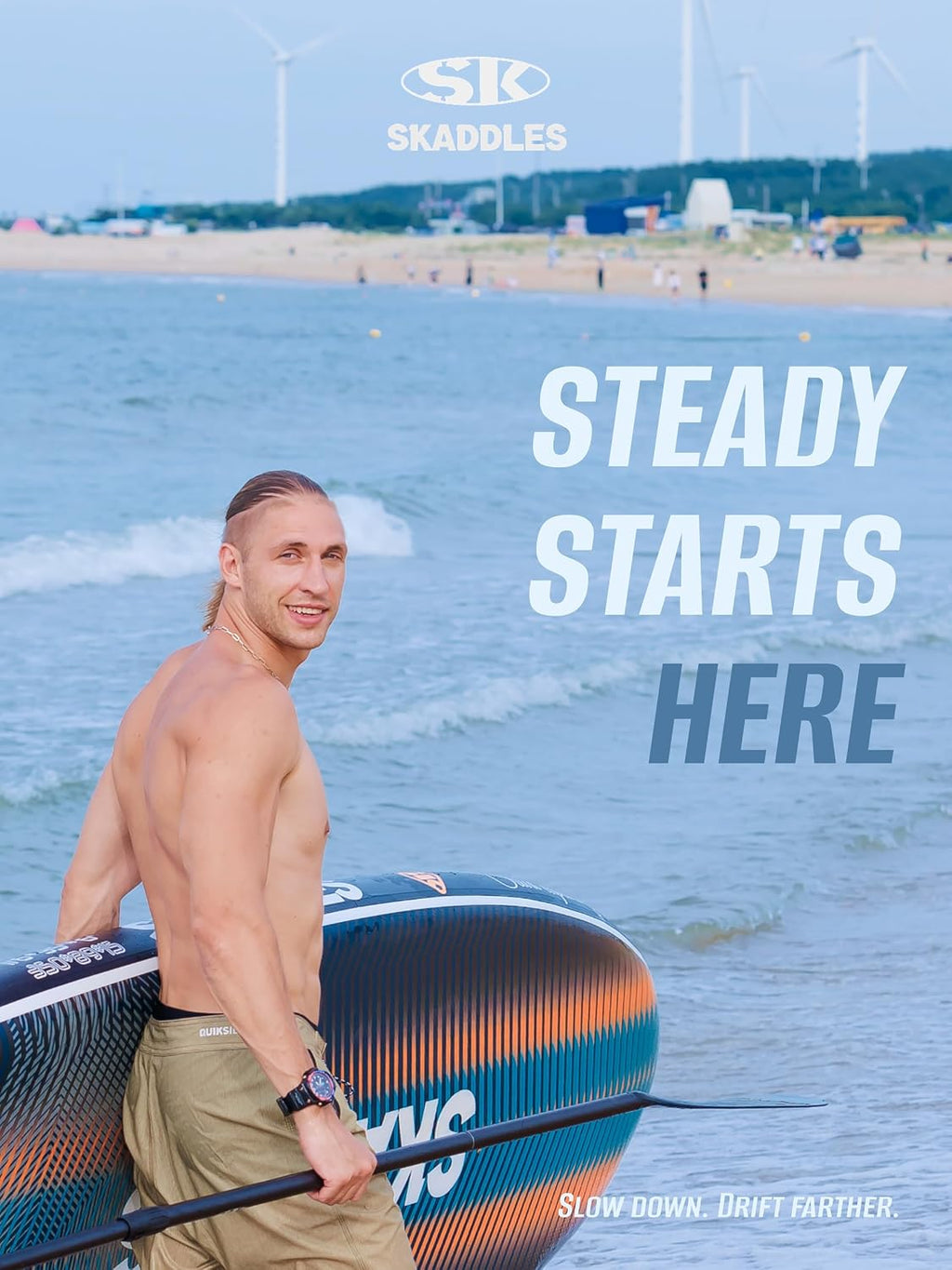 11'6 × 35' Inflatable SUP–Super Wide, Stand Up Paddle Board for Adults, Youth, Family & Pets, High Weight Capacity, Non-Slip EVA Deck, Premium Accessories