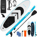 SereneLife 11'6' Supersized Inflatable Paddle Board with Pet-Friendly Design – Stable 35' Wide SUP, 485 lb Capacity, Non-Slip EVA Deck, Complete Kit with Paddle, Pump, Leash, Fins & Backpack