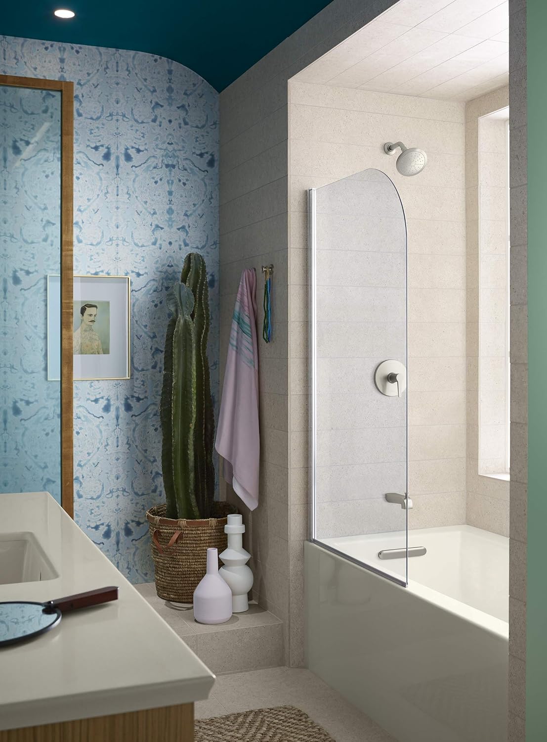 Kohler K-TS97074-4G-BN Pitch Shower Trim, Brushed Nickel