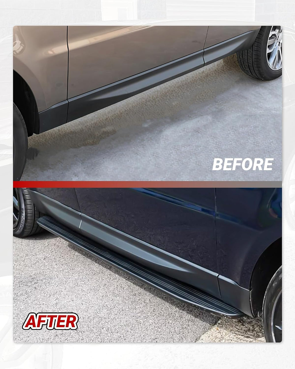 US Stock 500LBS Side Steps for Range Rover SWB 2013-2021 L405/Range Rover Sport L494 2014-2022 Running Boards Nerf Bars Heavy Duty Easy Install Original Style