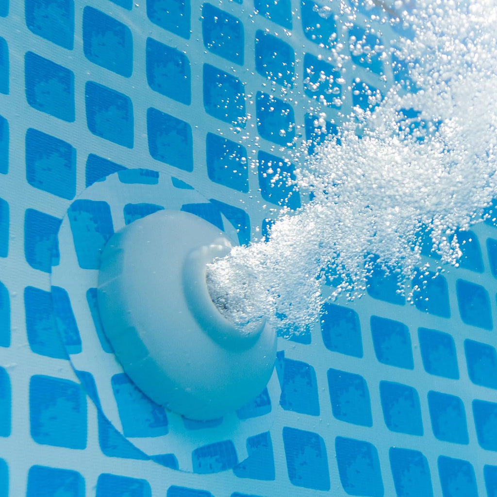 Intex ZX100 Automatic Pressure Side Swimming Pool Cleaner with 26679EG 2,150-GPH 16' Krystal Clear Saltwater System and Sand Filter Pump