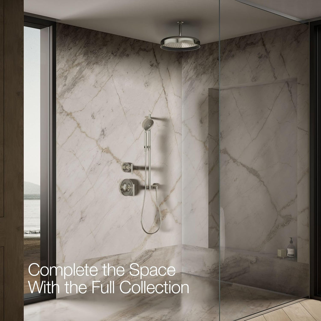 Kohler 26292-SN Statement® Round 14' single-function rainhead, 2.5 gpm, Vibrant Polished Nickel