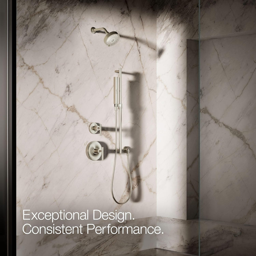 Kohler 21336-BN Shift®+ Square two-function handshower, 2.5 gpm, Vibrant Brushed Nickel