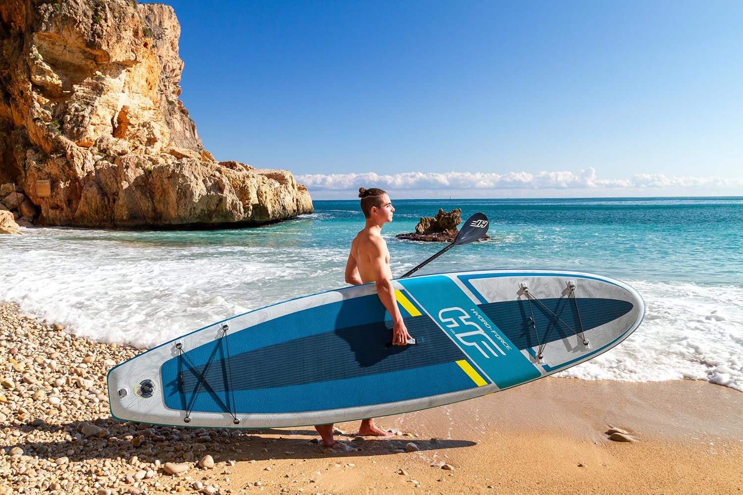 Bestway Hydro-Force High Wave Inflatable Stand Up Paddle Board Sup Set