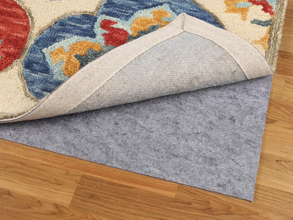Superior Indoor Area Rug Pad, Non-Slip, Non-Skid, Floor Protector, Hardwood and Tile Floor Padding, Furniture Protector Pad, Carpet Gripper Mat, Felt and Rubber Rug Grip, Lima Collection, 2' x 4'