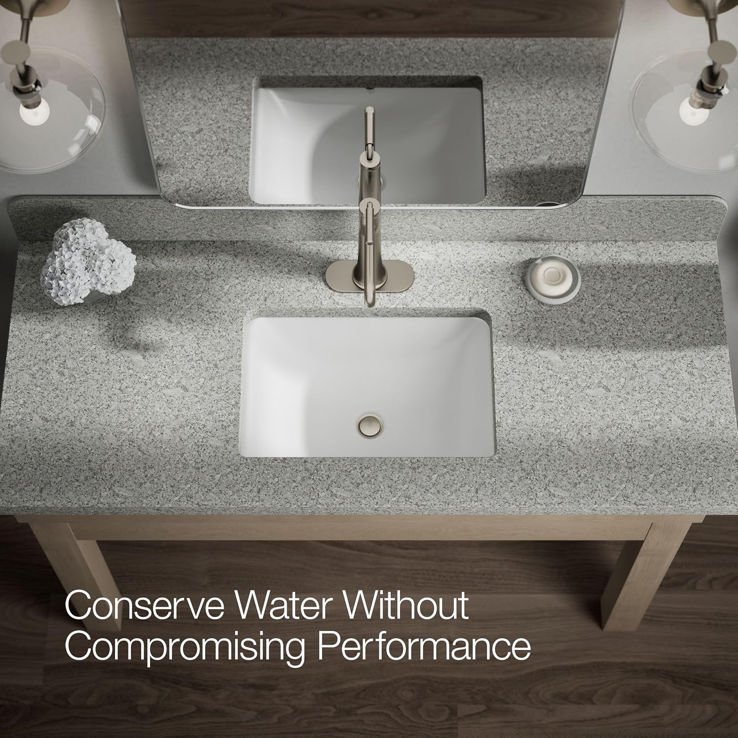 Kohler 26437-4-BN Tone™ Tall Single-Handle Bathroom Sink Faucet, 1.2 gpm, Vibrant Brushed Nickel