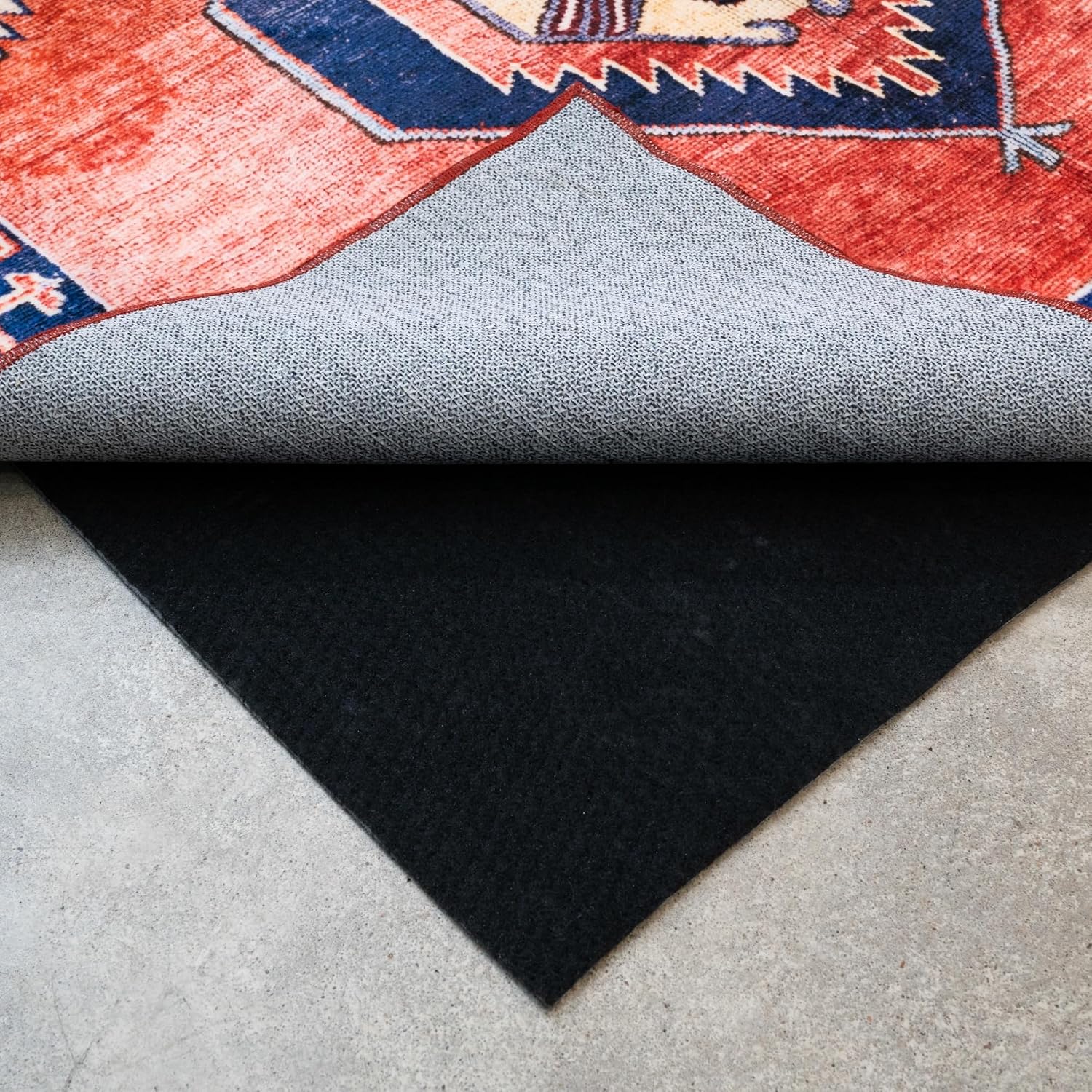 Hold-a-Rug Plush 8' x 11' Nonskid, Nonslip Rug Pad, Reversible Gripper, ¼ Thick, Safe for All Floors and Carpet, Keep Area Rugs Secure