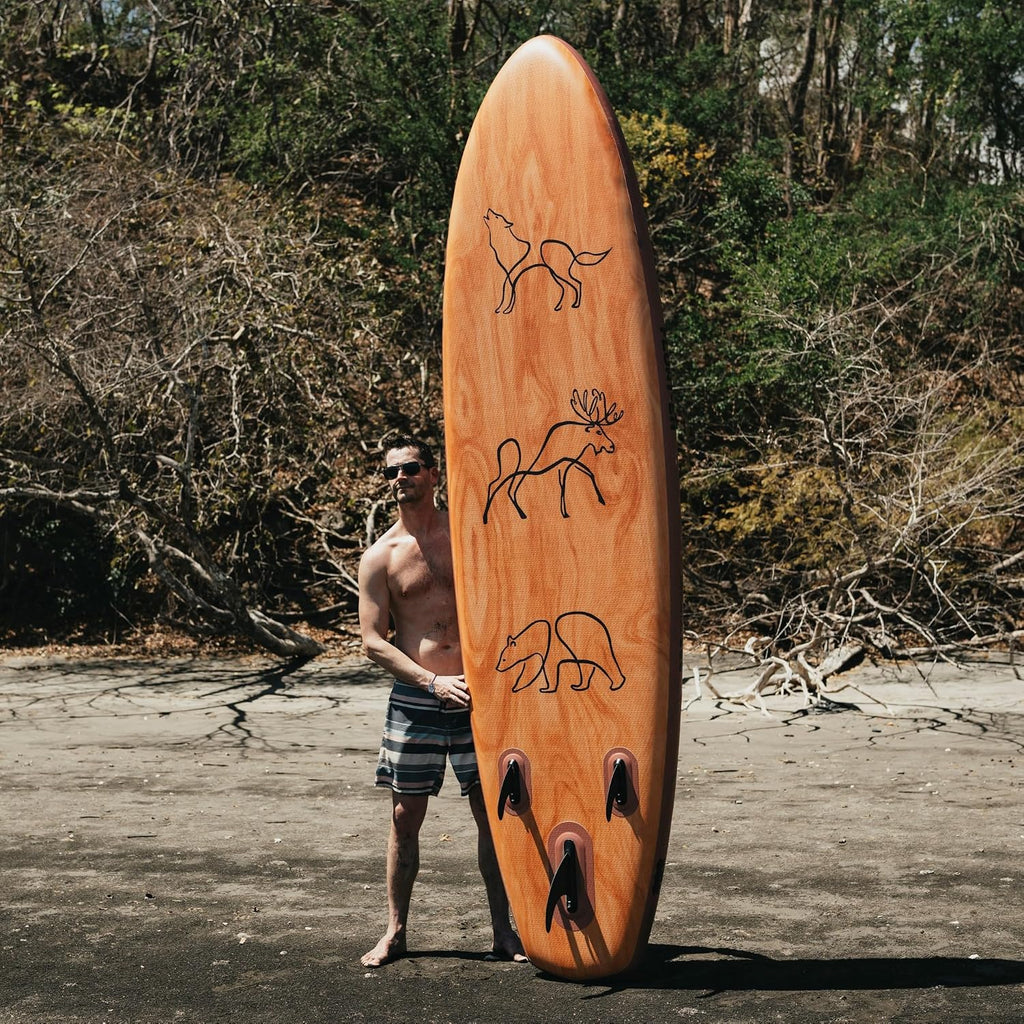 The Woodlander Board - Float-Eh Premium Inflatable 10'6 All-Around Paddle Board