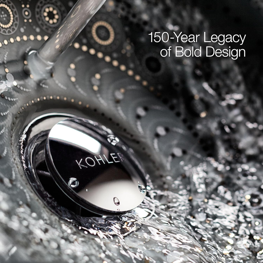 Kohler 73168-4-SN Composed® Tall Single-Handle Bathroom Sink Faucet with Lever Handle, 1.2 gpm, Vibrant Polished Nickel