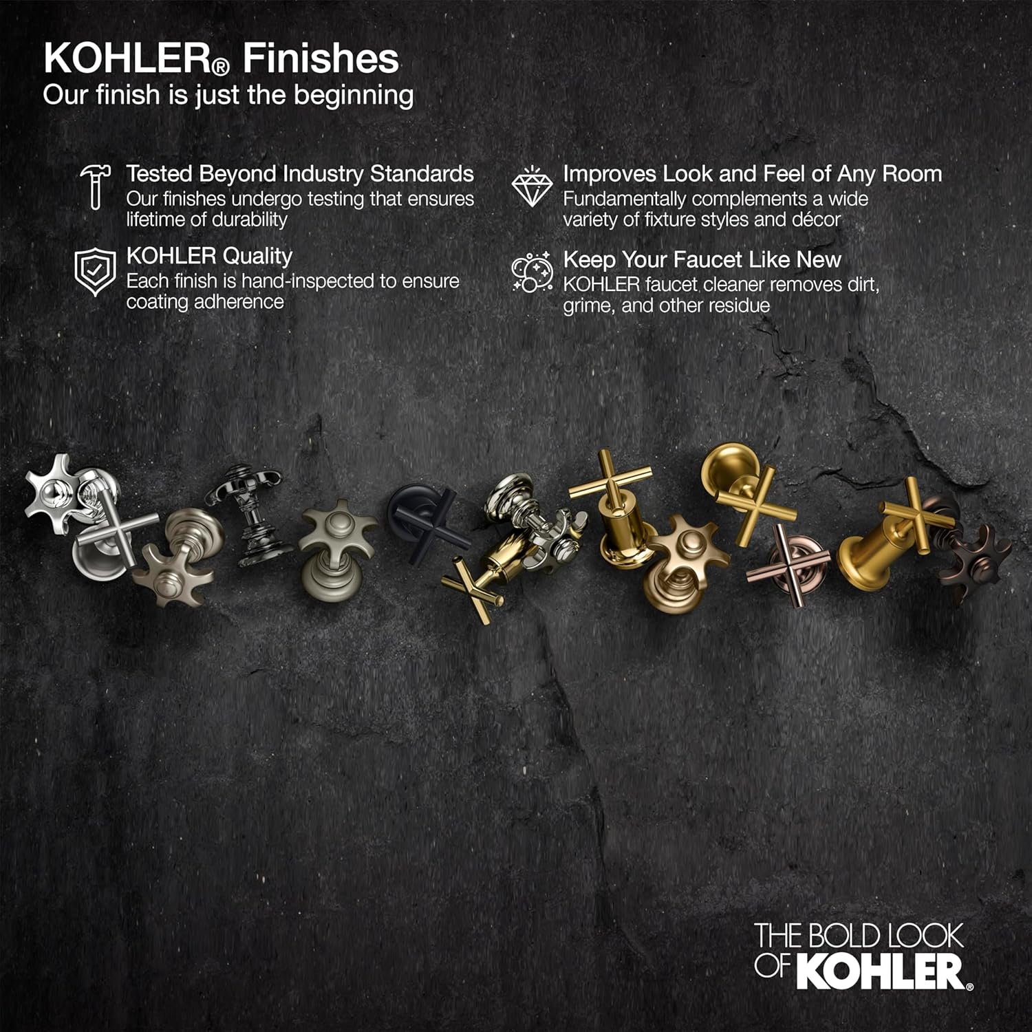 KOHLER 27129-CP Occasion Handheld Showerhead Bracket Holder, Wall-Mount Handshower Holder, Polished Chrome