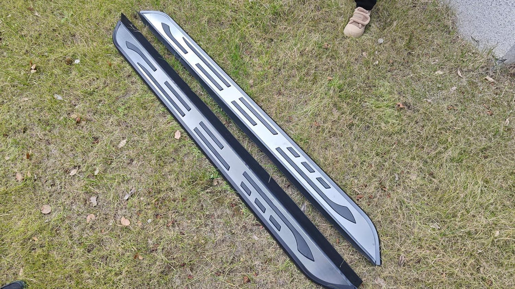2PCS Side Step Accessories Fit for Chevy Equinox 2025 2026 Running Board Padel Step Bar Padel Aluminum Black (with Bracket) XMH