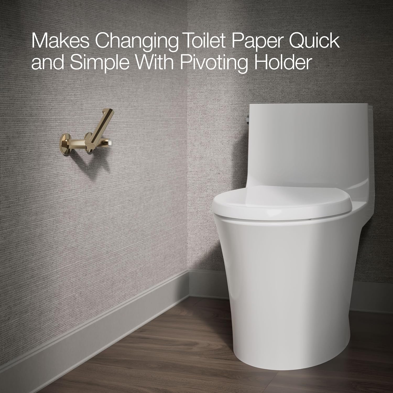 KOHLER K-78382-AF Components™ PIVOTING Tissue Assembly, Vibrant French Gold