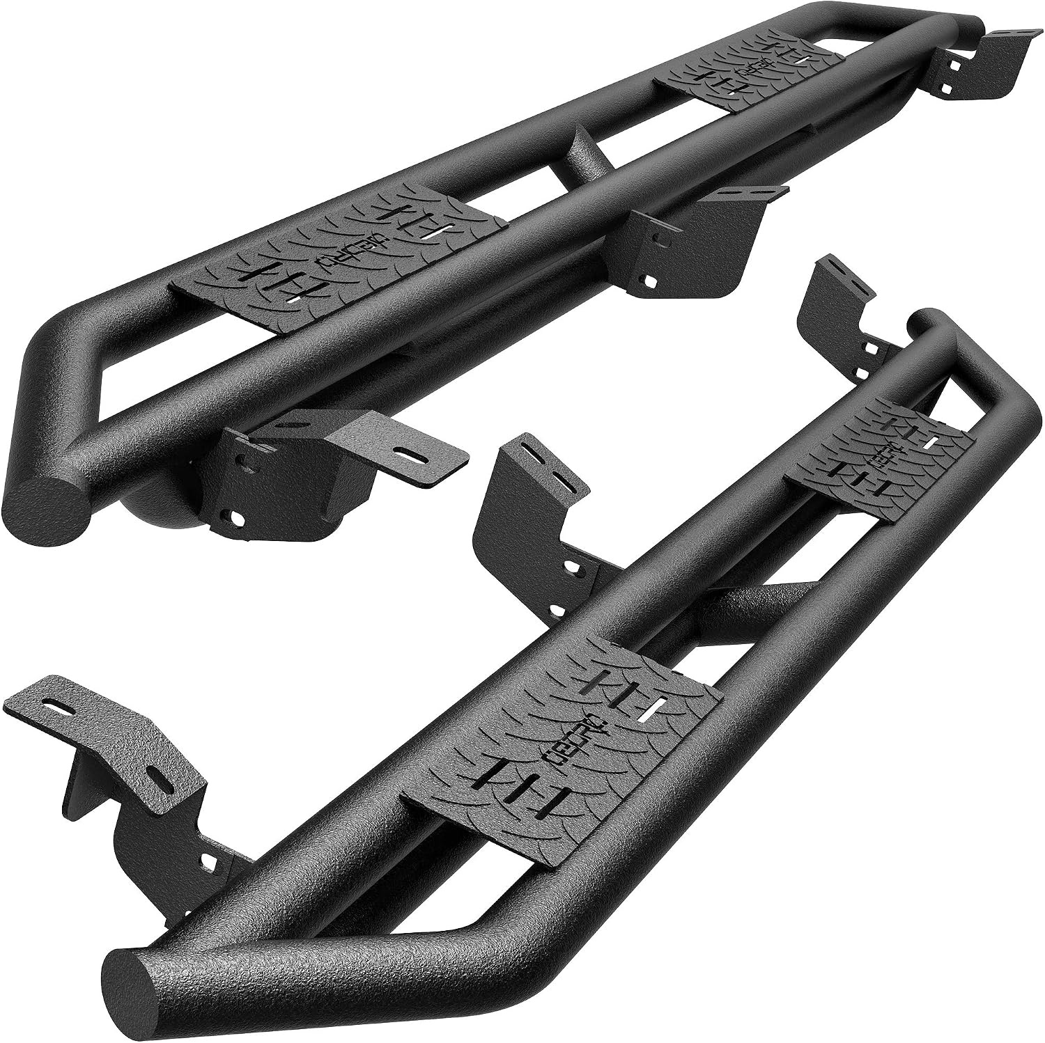 OEDRO 6' Running Boards Compatible with 2005-2023 Toyota Tacoma Double Cab, Upgraded Side Steps Rails Black Textured Heavy Duty Truck Nerf Bars