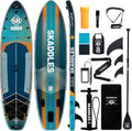 11'6 × 35' Inflatable SUP–Super Wide, Stand Up Paddle Board for Adults, Youth, Family & Pets, High Weight Capacity, Non-Slip EVA Deck, Premium Accessories