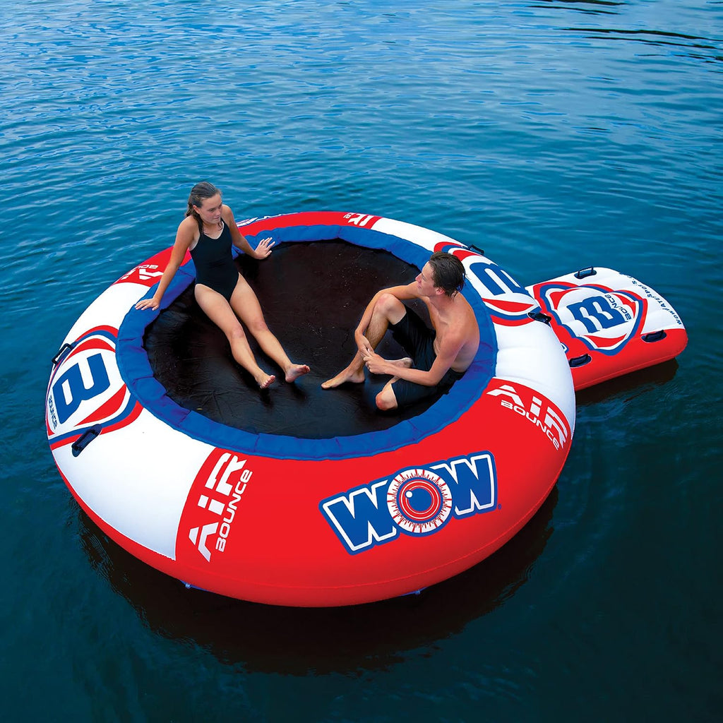 Wow Sports - Wow Air Jump Bouncer - Inflatable Floating Trampoline - 10 Foot Water Trampoline - Floating Lake Trampoline