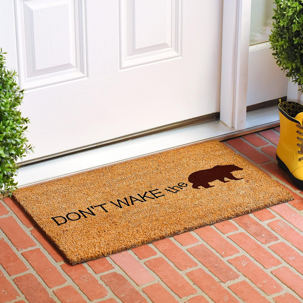 Calloway Mills 108623672 Don't Wake The Bear Doormat, 36' x 72'