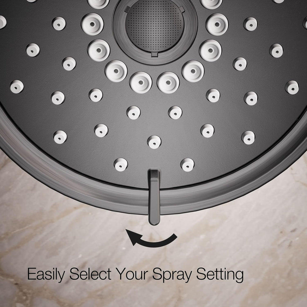 Kohler 22170-G-BGP Purist® Three-function showerhead, 1.75 gpm, Vibrant Brushed Graphite